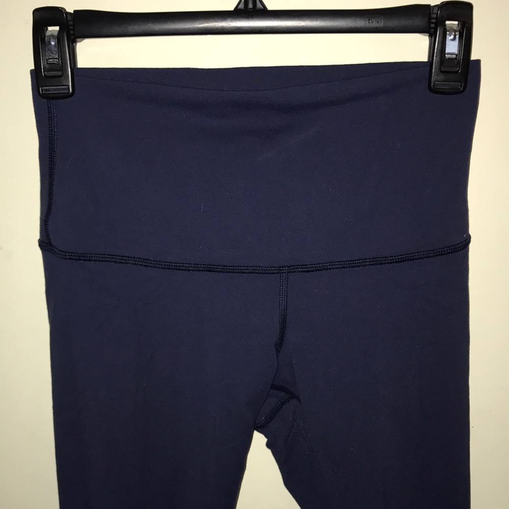 LULULEMON WONDER UNDER NAVY PANTS
